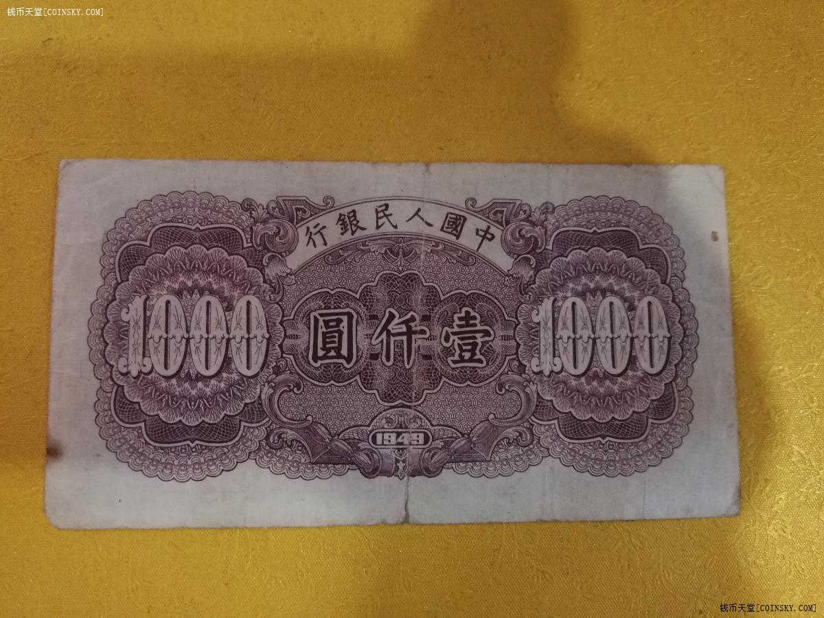 一千元人民币照片图片