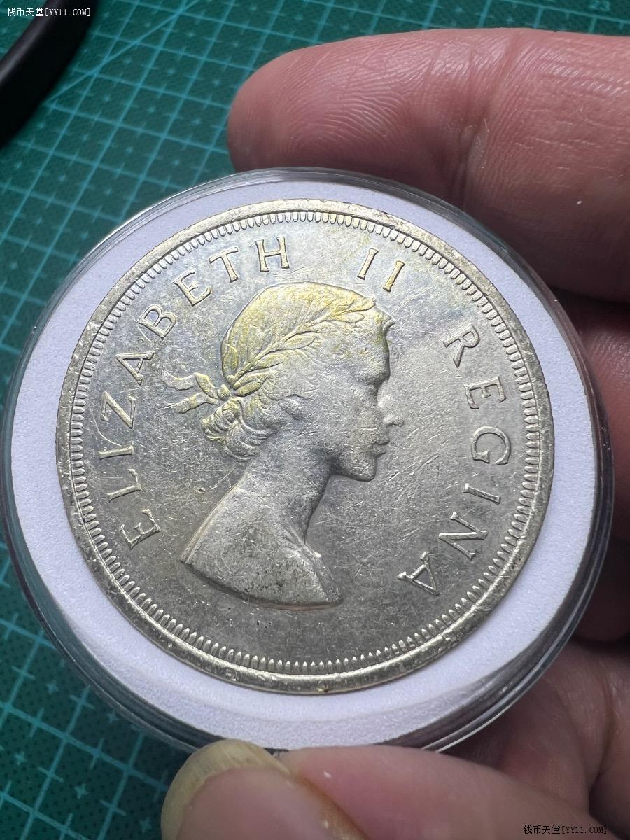 钱币天堂·交易区详情·南非1958年五先令银币