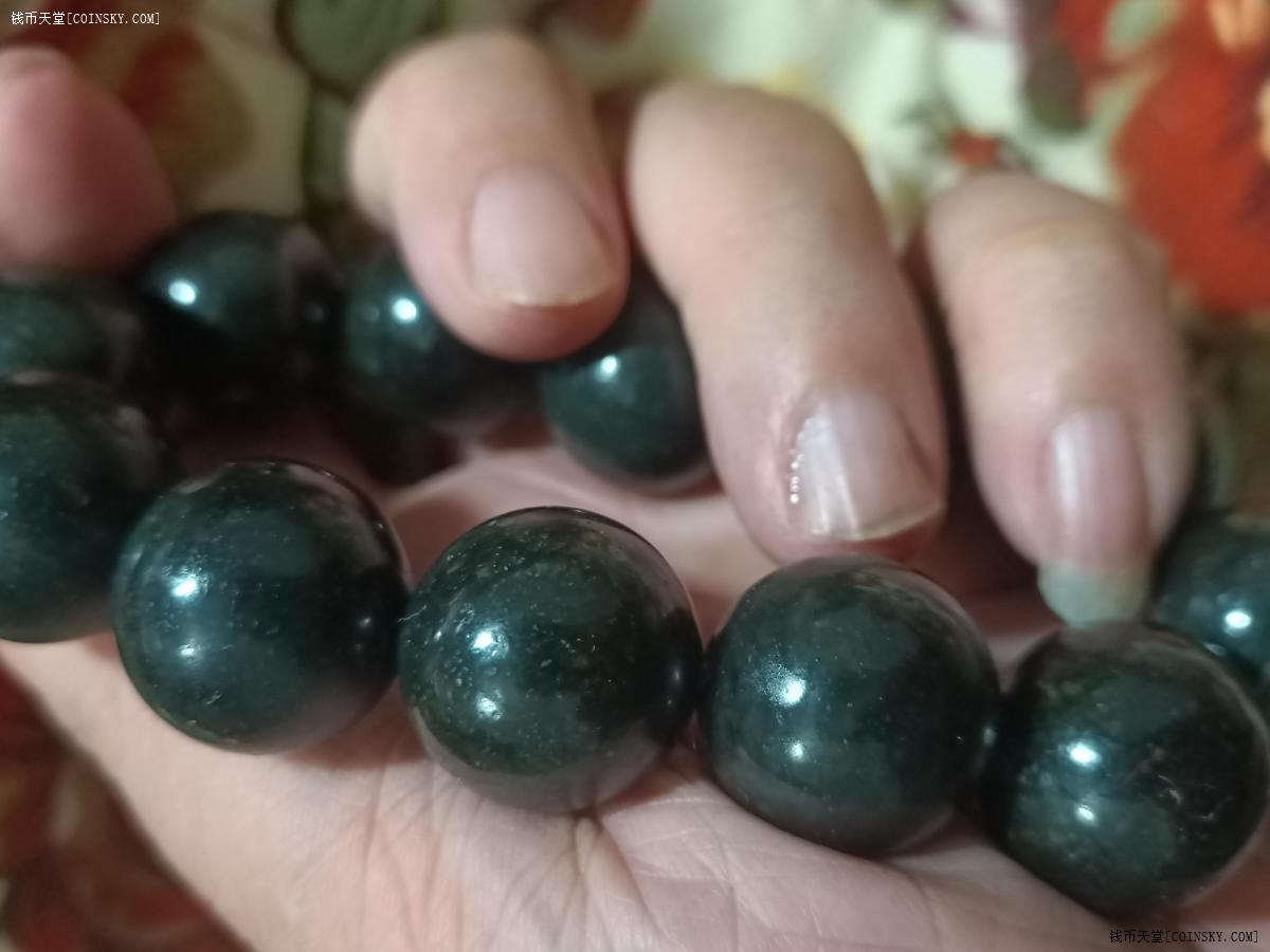 黑青玉手串,黑青玉,青玉手镯_大山谷图库