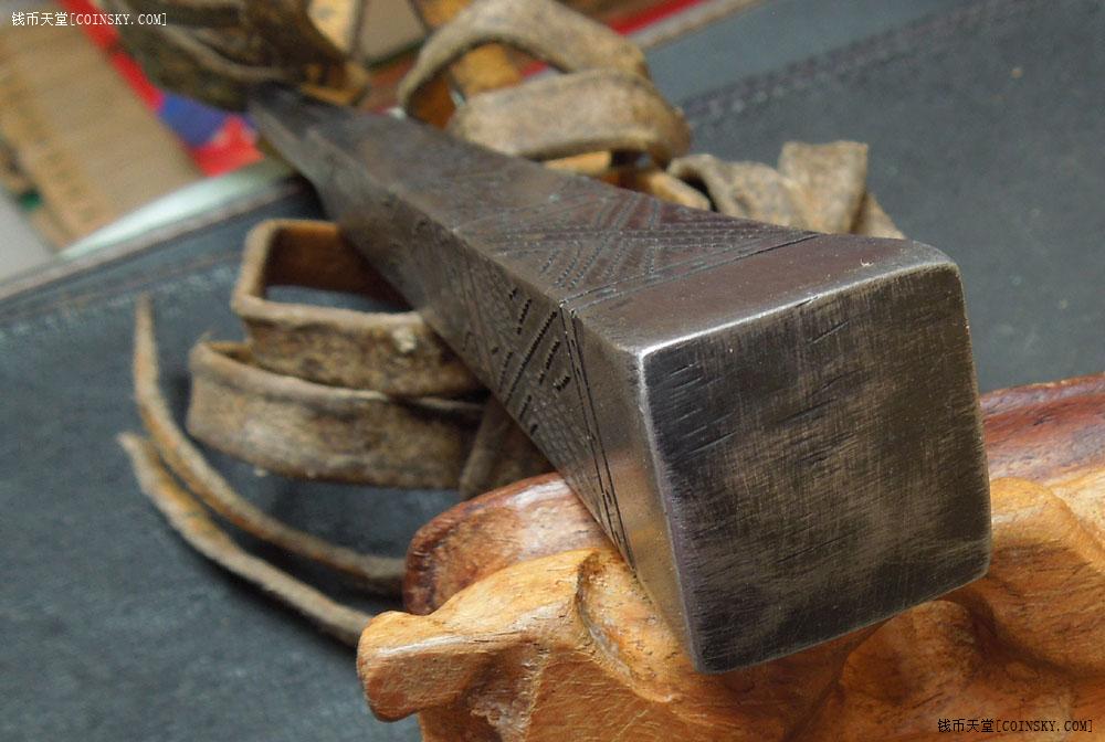 钱币天堂·交易区详情·加大藏区的四面满工寒铁打狼棒(完整精美)