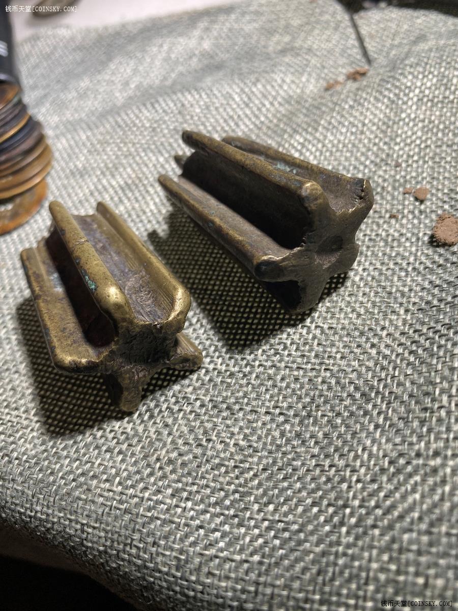 钱币天堂·交易区详情·传世精品清代铜袖箭一对