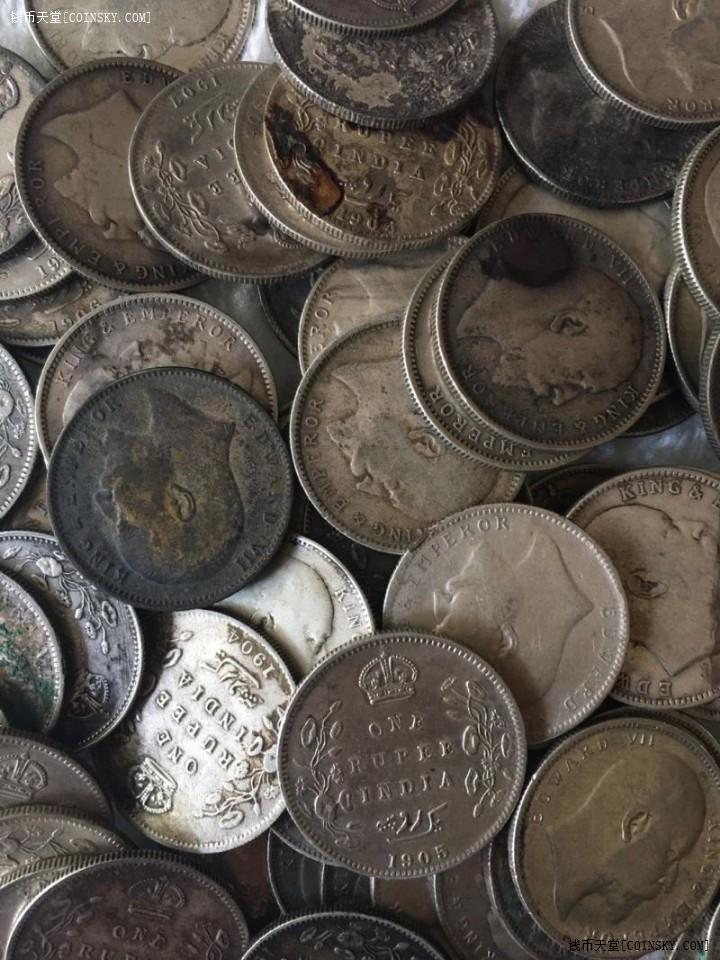 印度爱七1卢比70枚通走