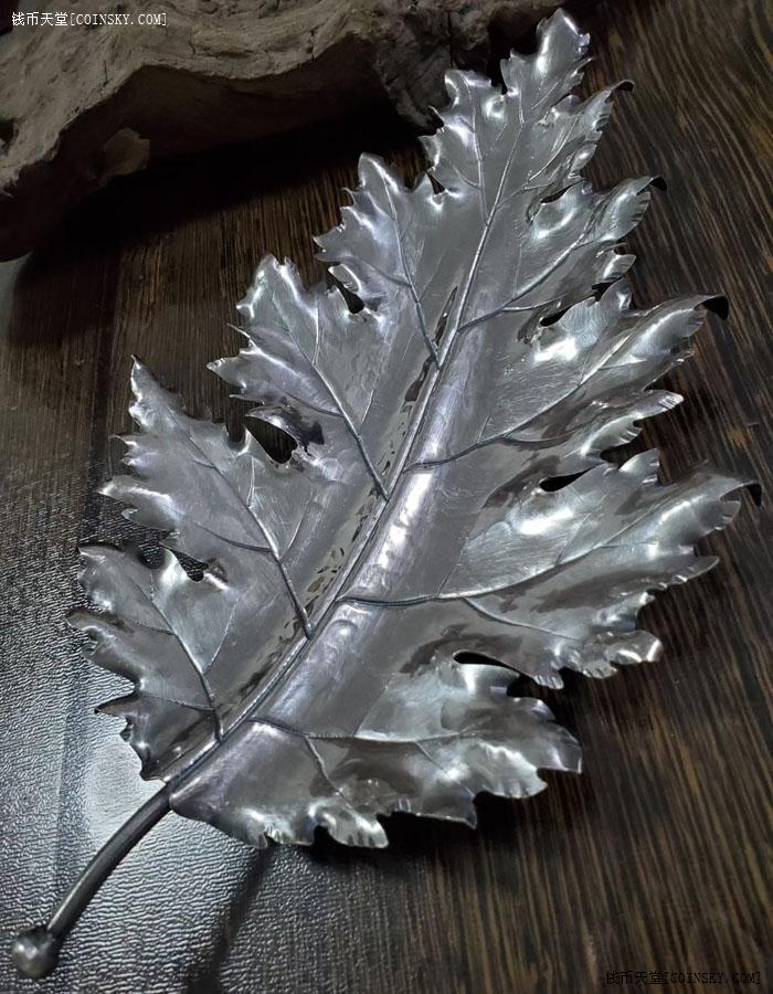 已售意大利顶级品牌布契拉提仿生树叶925纯银碟全品