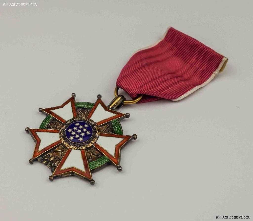 原盒美国功绩勋章 银质版