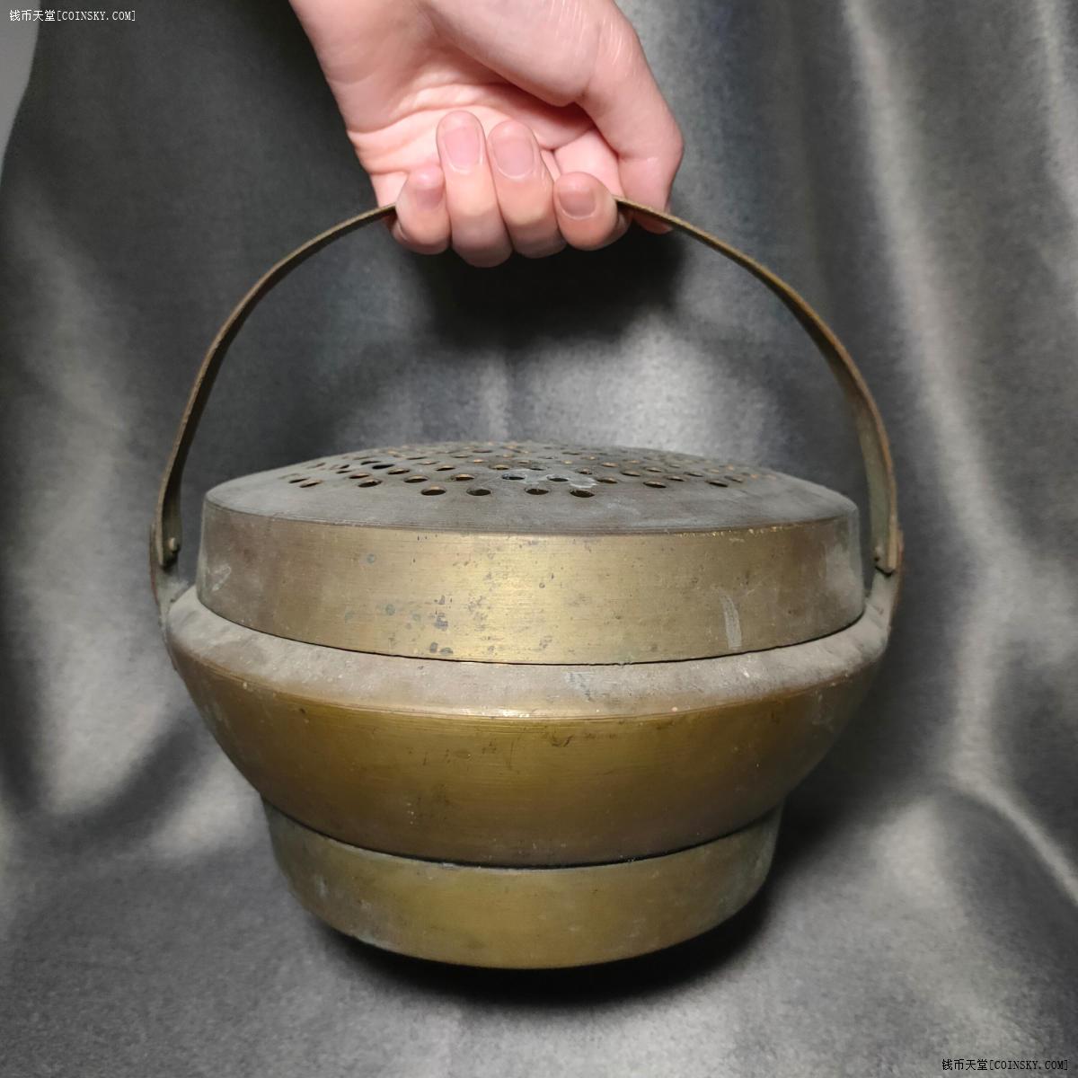 钱币天堂·交易区详情·民国双喜铜手炉