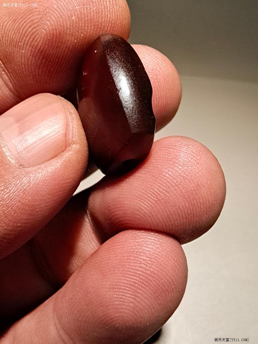 钱币天堂·交易区详情·辽酒红玛瑙扁珠