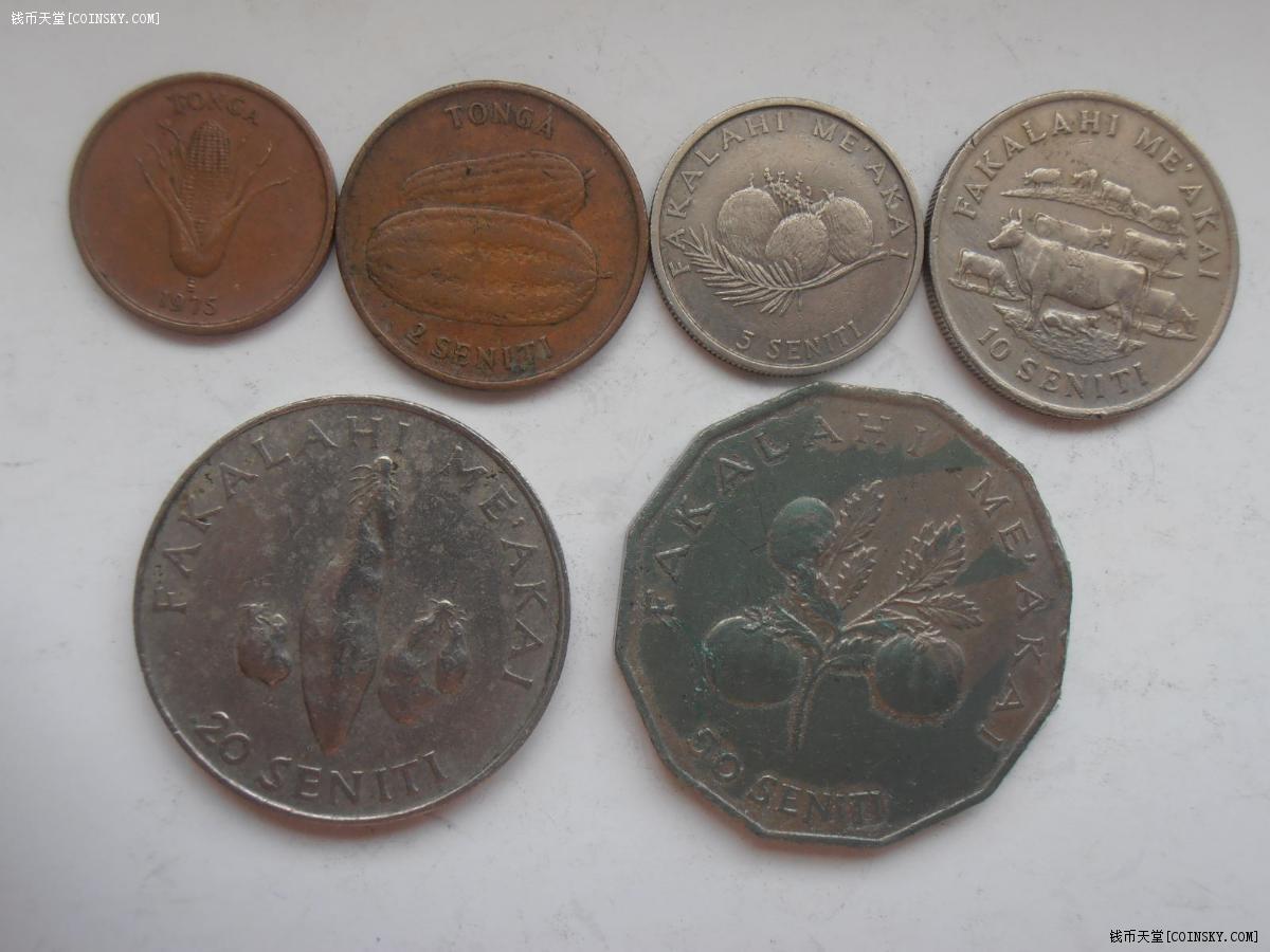 汤加6枚套币2套特价