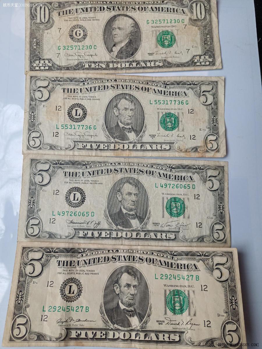 美元版本及年份图片图片