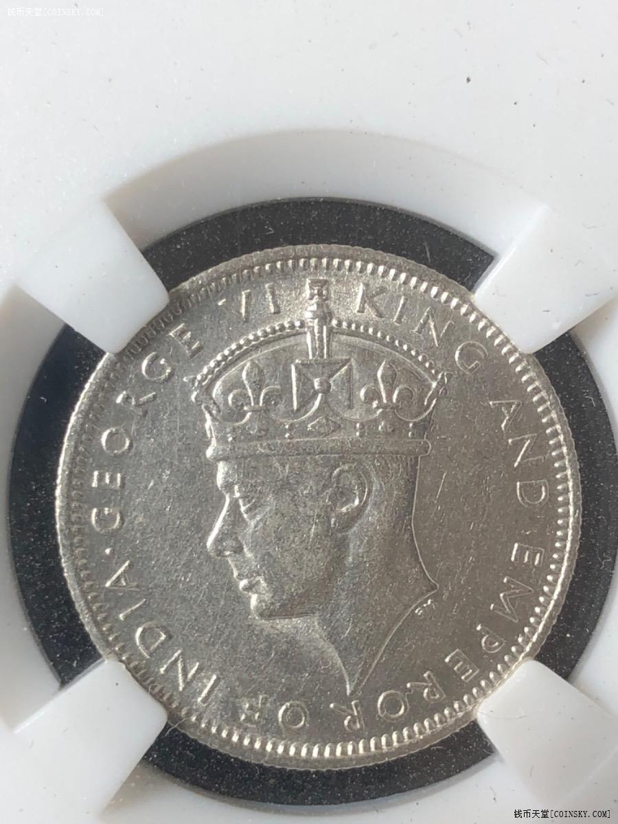 钱币天堂·交易区详情·ms64分极美乔治六世银币
