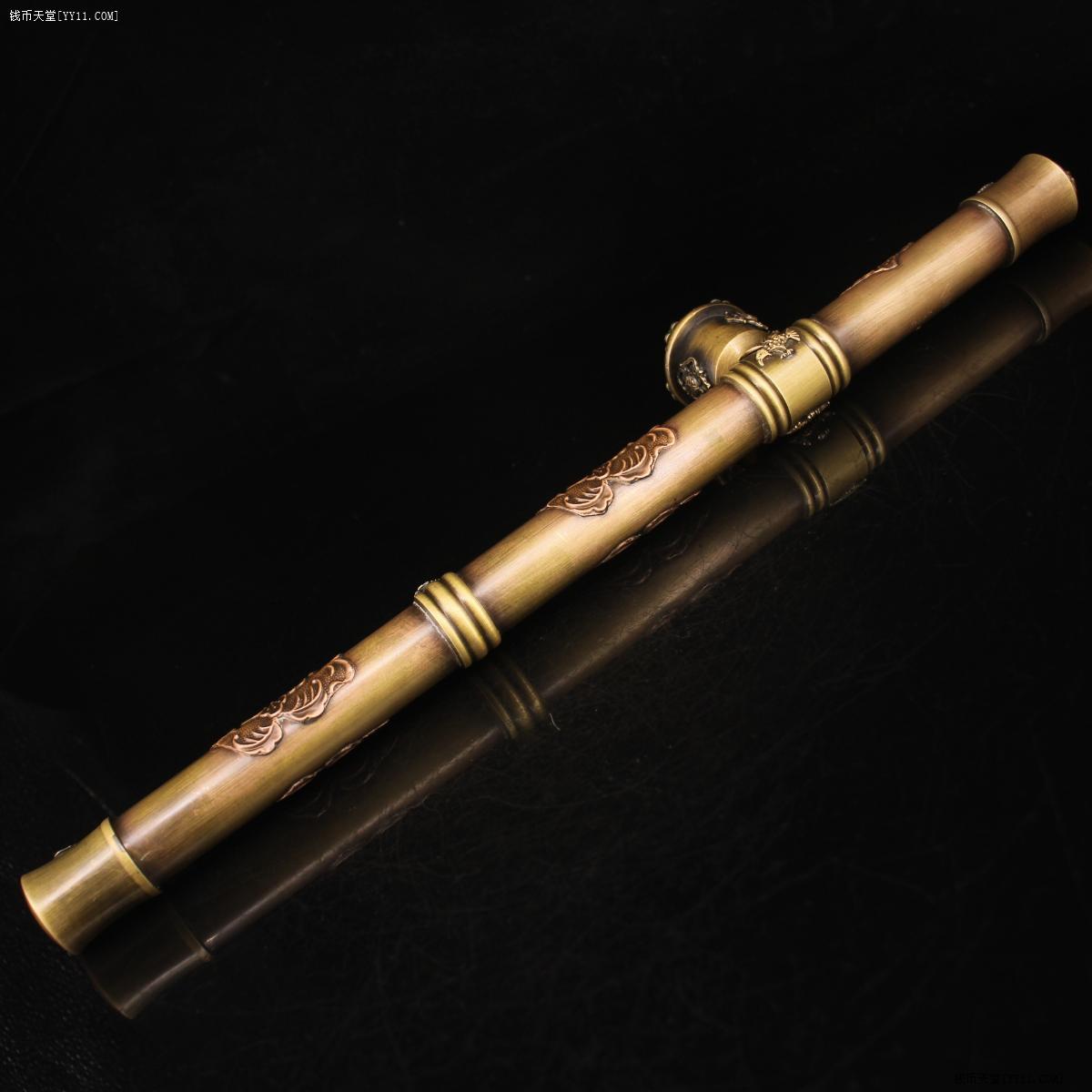 钱币天堂·交易区详情·珍藏收老纯铜纯手工打造大烟杆