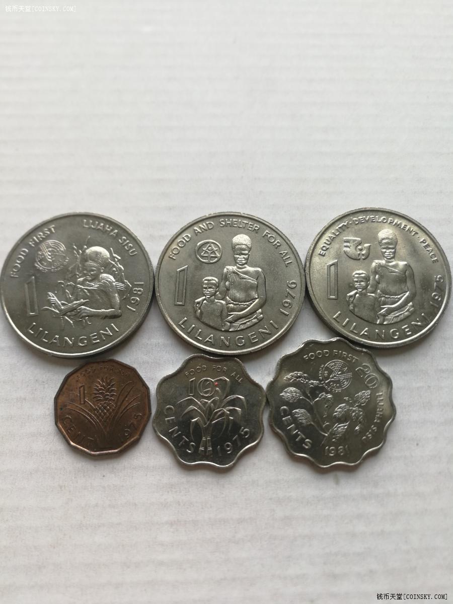 斯威士兰硬币图片