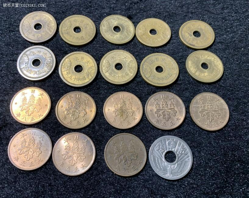 钱币天堂·交易区详情·日本硬币19枚