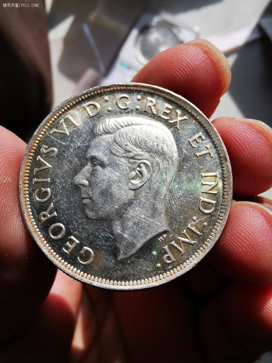 加拿大1939年乔治六世国会纪念一元大银币