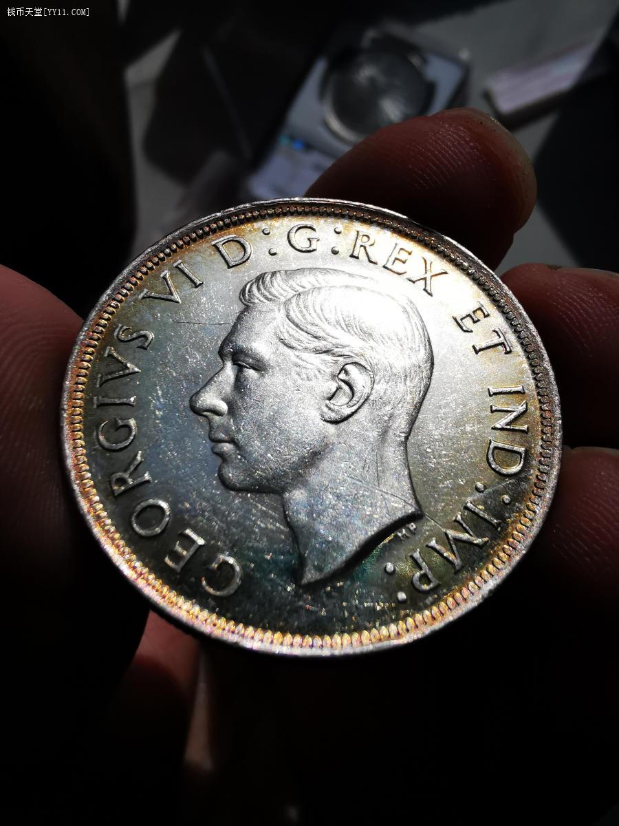 加拿大1939年乔治六世国会纪念一元大银币