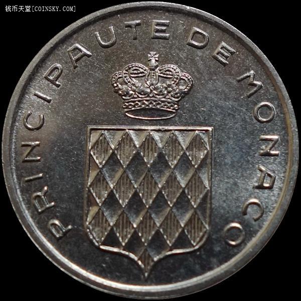 钱币天堂·交易区详情·【雨安代拍】 摩纳哥1分1977年unc