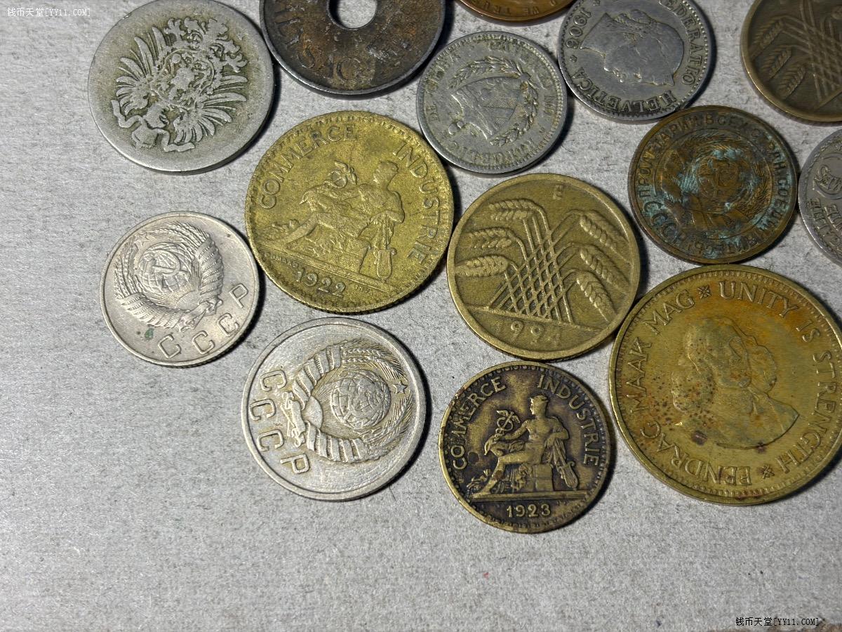 钱币天堂·交易区详情·早期外国硬币15枚