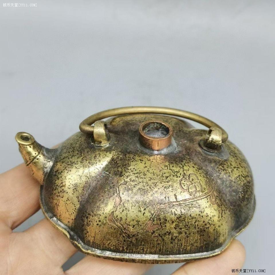 中国美術 古銅 唐物 舟人物 水滴 文房四宝 旧家蔵出