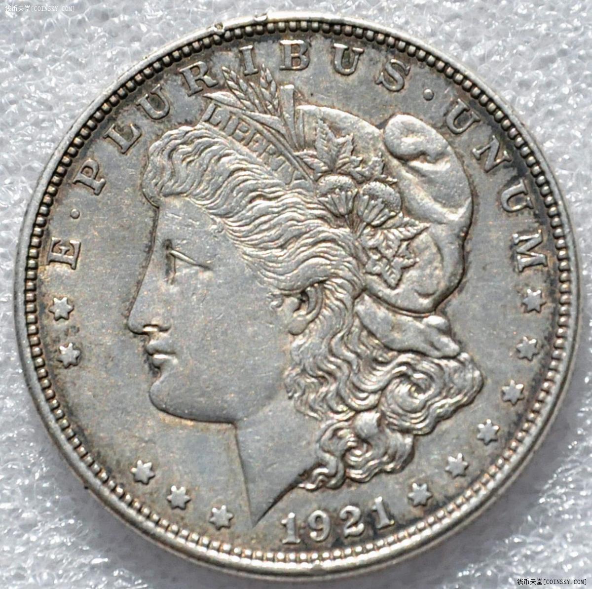 美国1921年摩根1美元大银币