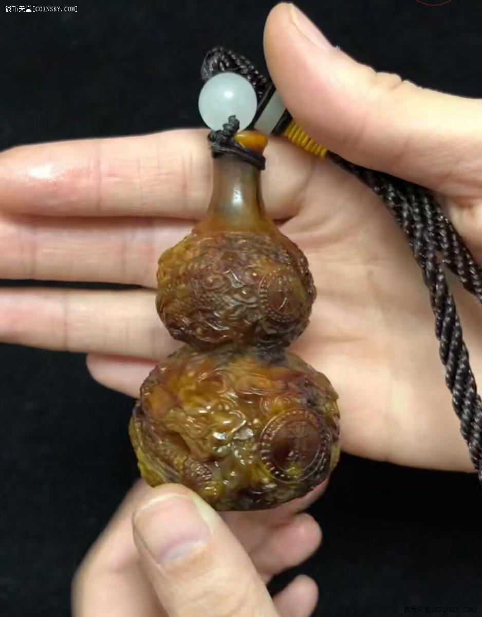 钱币天堂·交易区详情·龙涎香:葫芦摆件,出入平安,事事如意,龙腾似锦