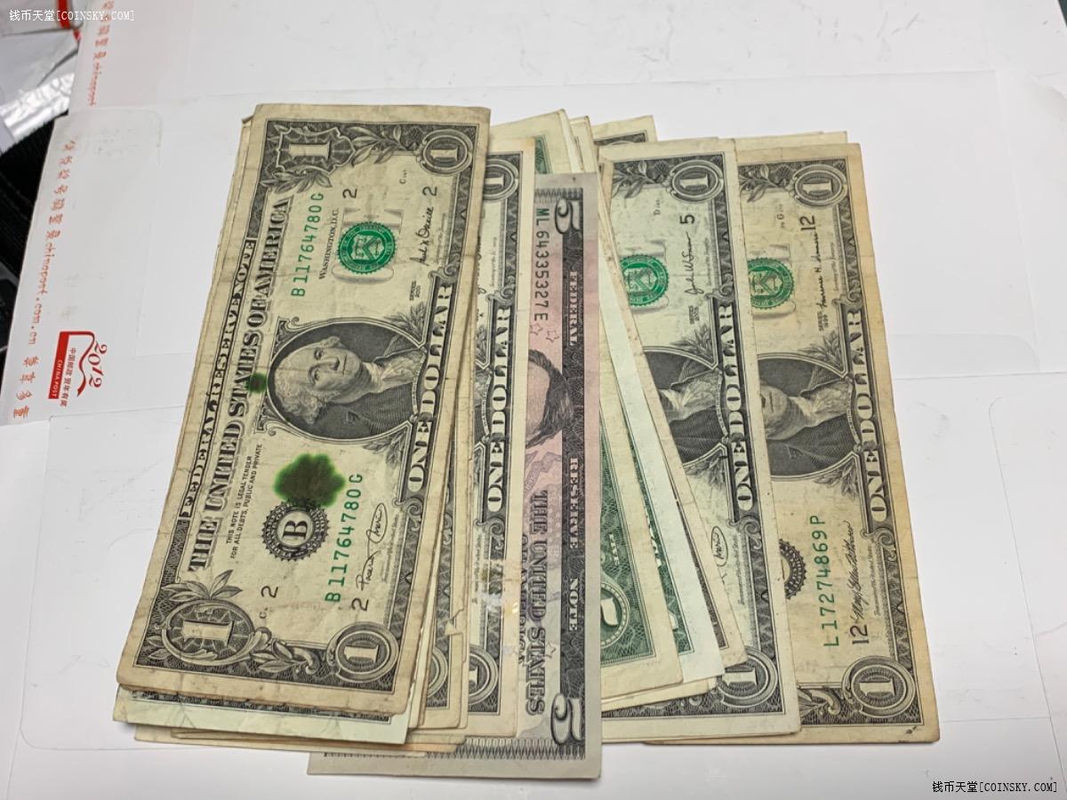 钱币天堂·交易区详情·美国纸币一些 总面值59美元