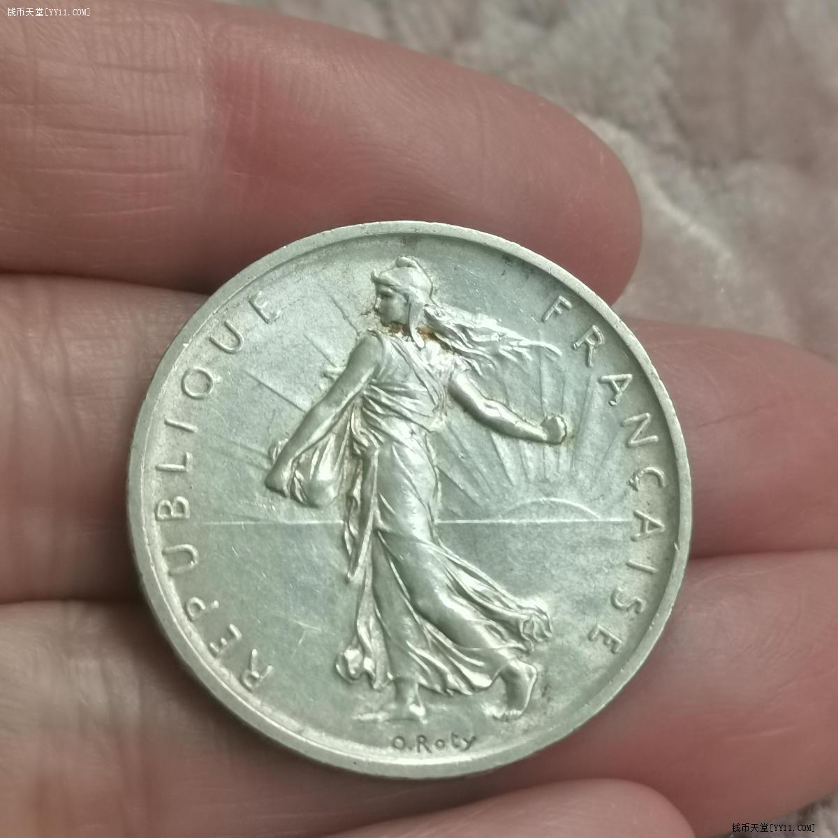 钱币天堂·交易区详情·法国播种女神5法郎银币一枚