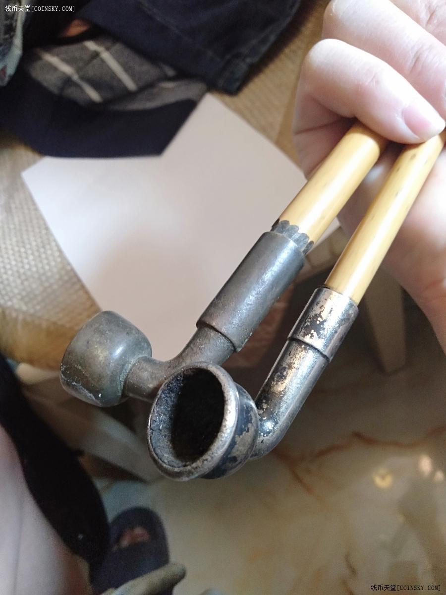 钱币天堂·交易区详情·收了两根烟杆子,挺漂亮的,如图拍