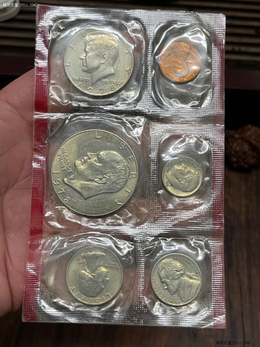 钱币天堂·交易区详情·美国硬币一套六枚