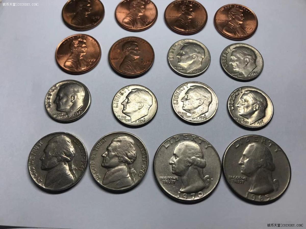钱币天堂·交易区详情·美分硬币20枚