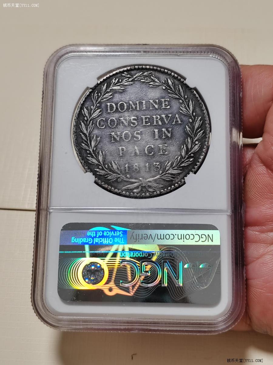 钱币天堂·交易区详情·NGC XF40 瑞士1813年大银币一个