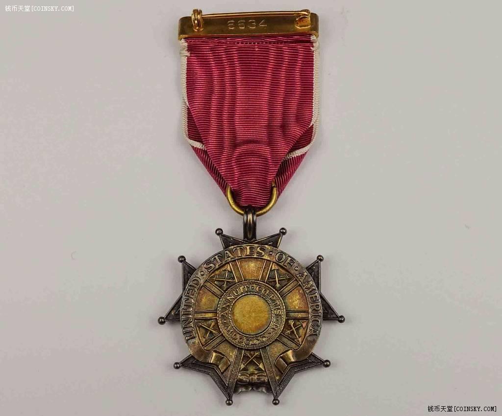 原盒美国功绩勋章 银质版