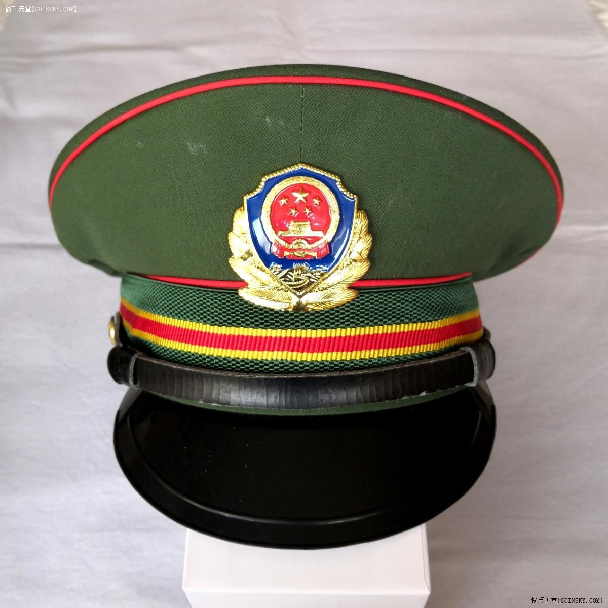 已售退役收藏全新87式武警士兵大檐帽