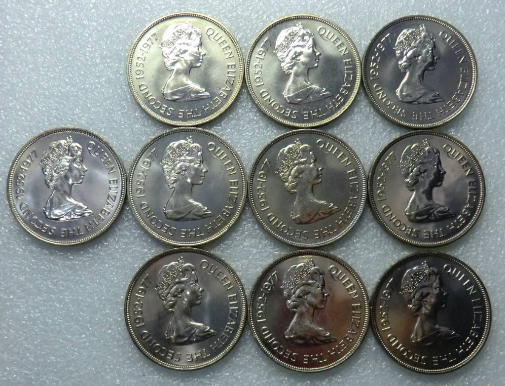 钱币天堂·交易区详情·1元起-原光 根西岛 25便士 大镍币(10枚一起拍