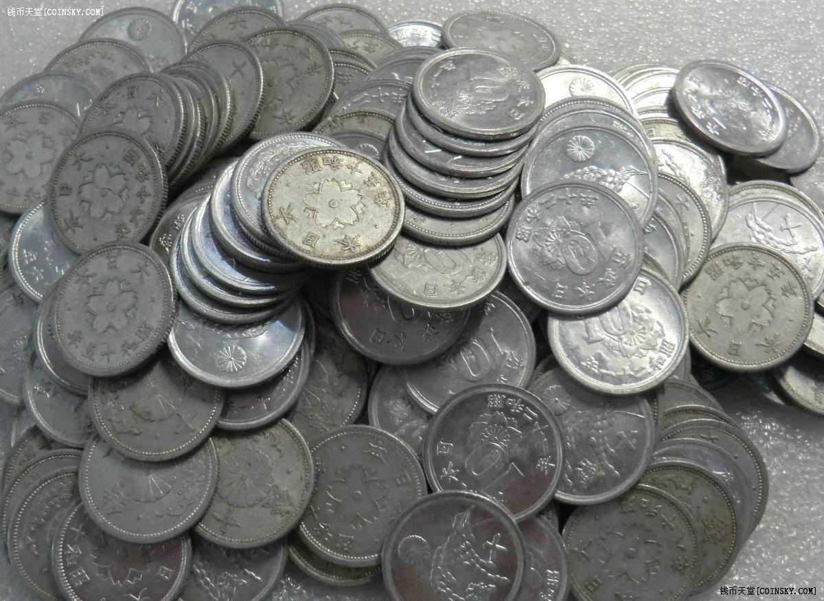 钱币天堂·交易区详情·小白鼠--早期 日本10钱铝币(200枚)