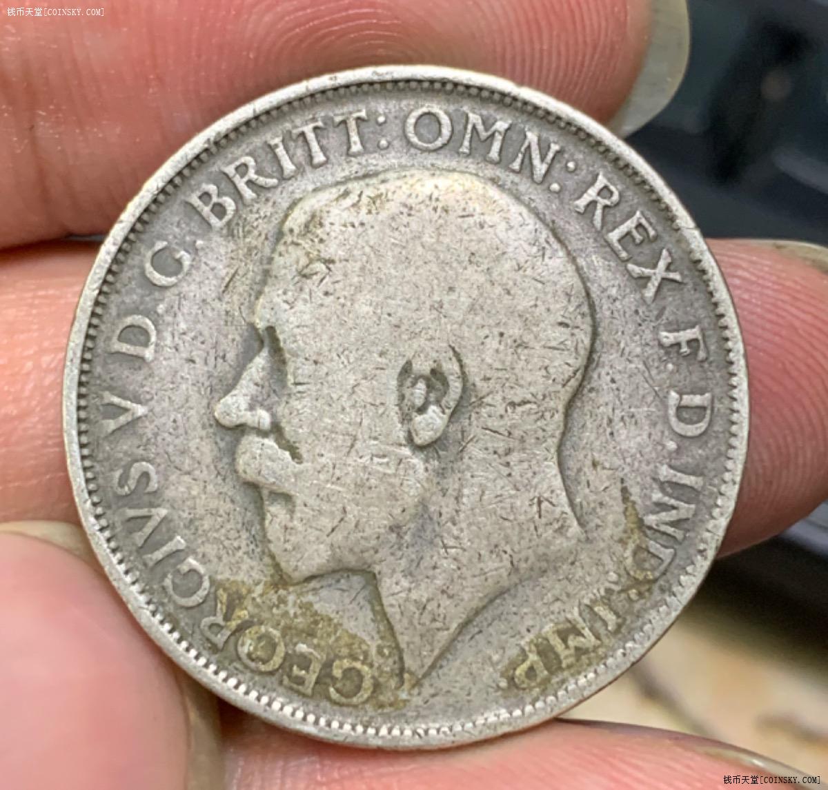 钱币天堂·交易区详情·英国1919年 银币 1先令
