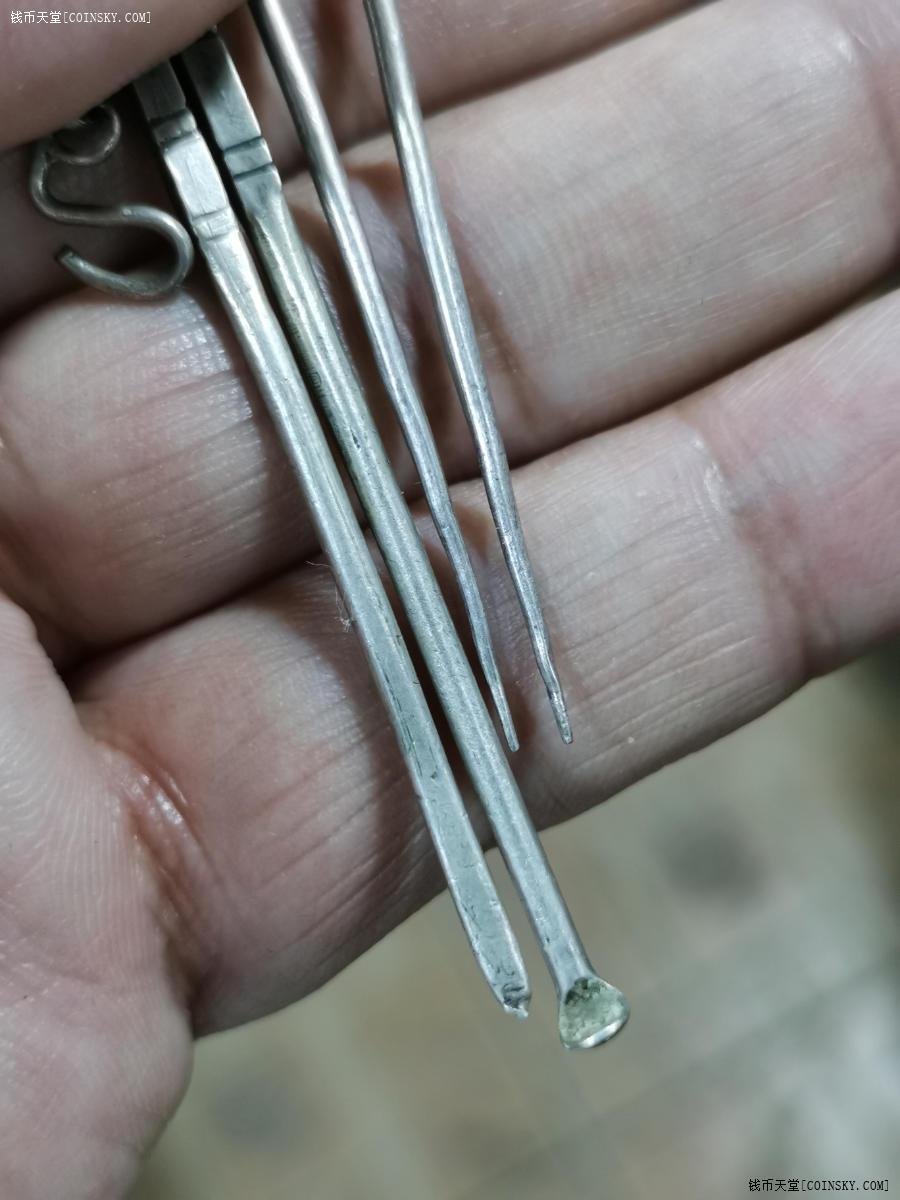 钱币天堂·交易区详情·民国 银牙签银耳挖