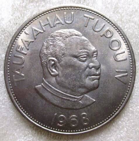 钱币天堂·交易区详情·1元起 汤加1968年2潘加超大币