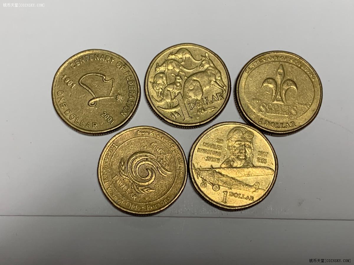 1澳元硬币图片