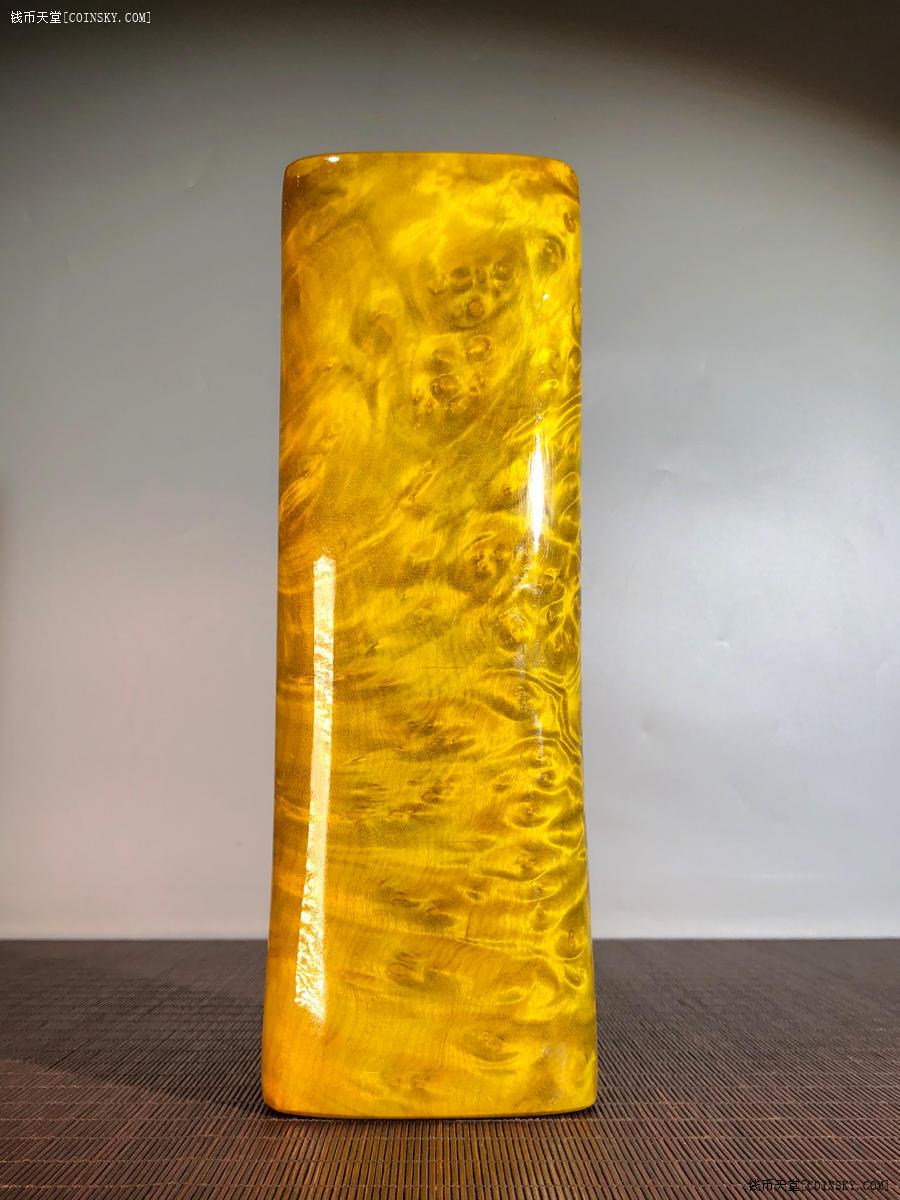 钱币天堂·交易区详情·金丝楠木满花纹鬼脸枕头 很不错的花纹