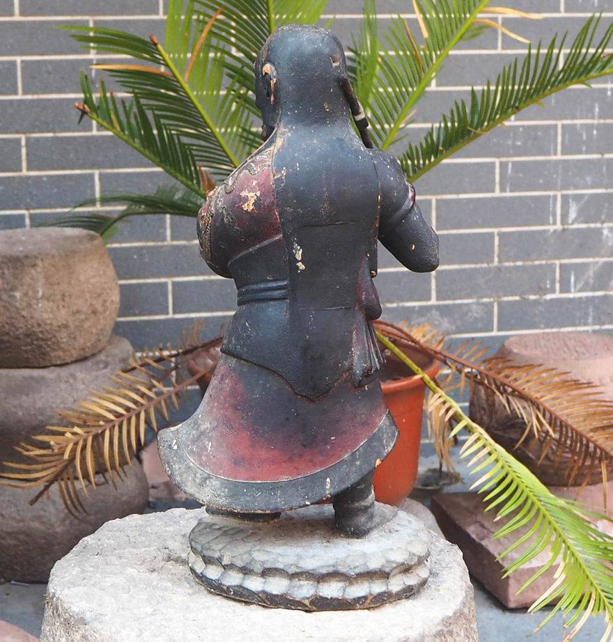 清代沙县工木雕---太保公神像