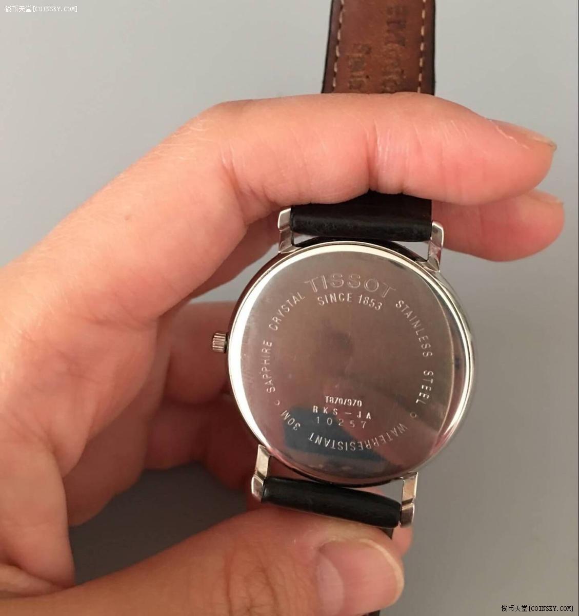 钱币天堂·交易区详情·瑞士 天梭日历男表一块