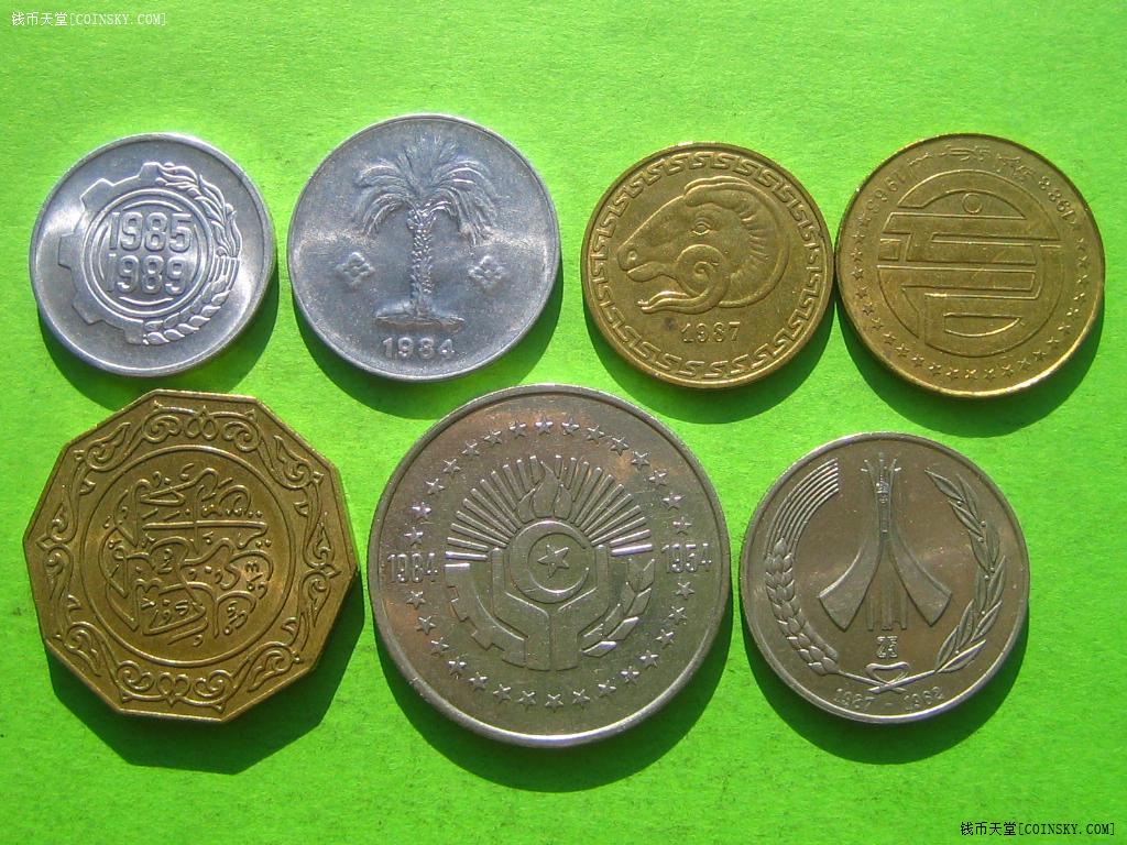 阿尔及利亚硬币图片