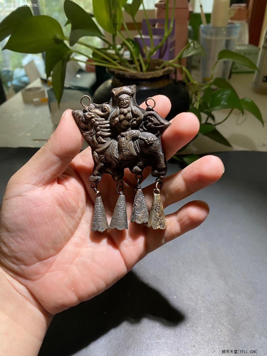 艺拍天堂·交易区详情·极美品清代麒麟送子锁