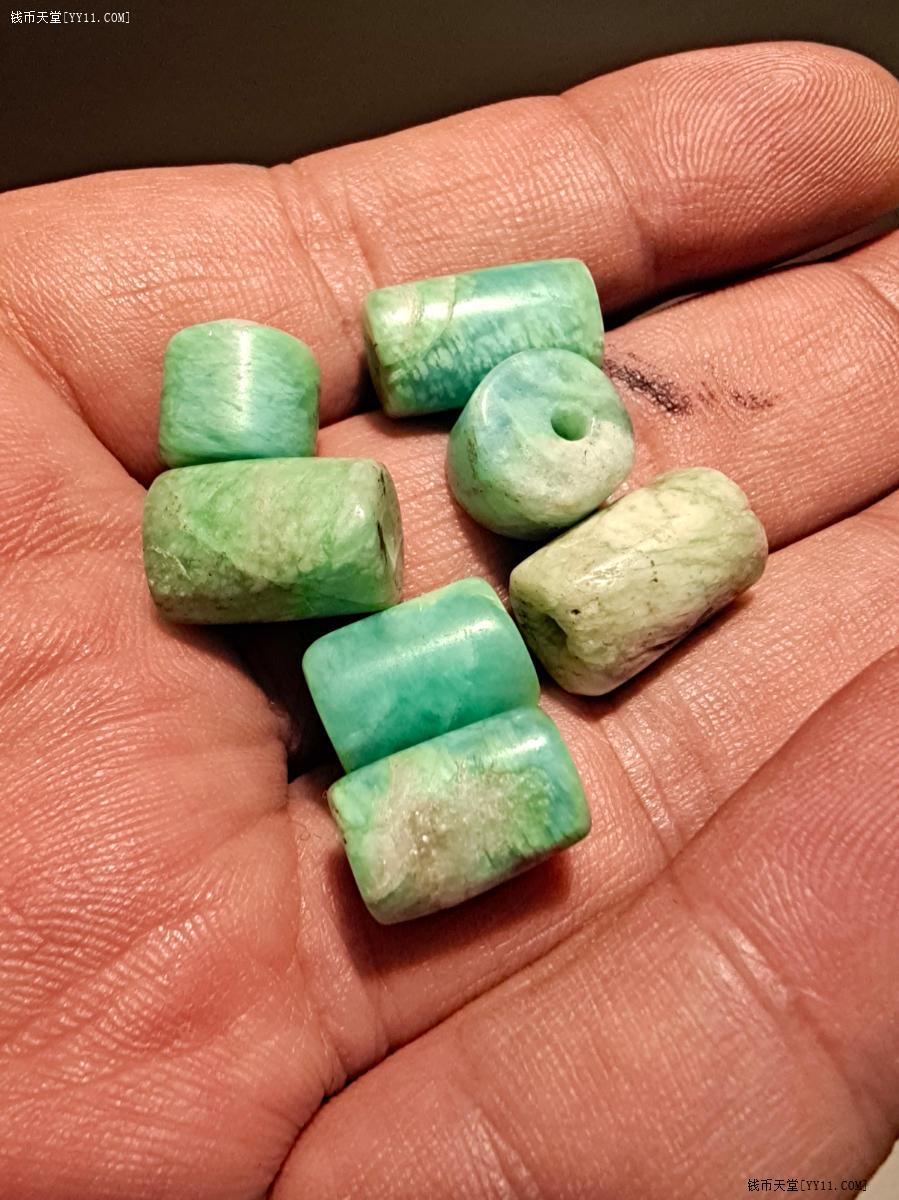 钱币天堂·交易区详情·老天河石小管7个