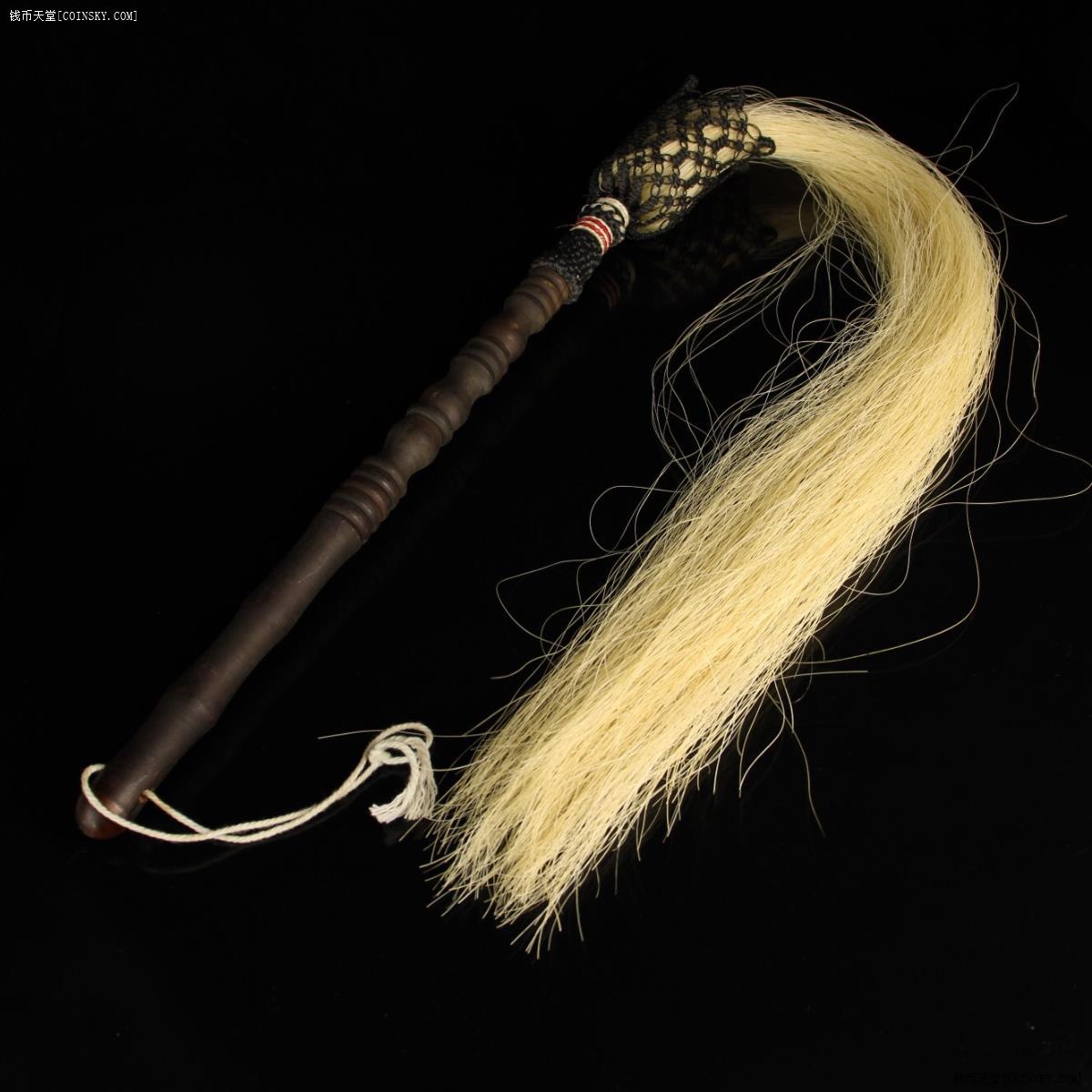 钱币天堂·交易区详情·一线新收 拂尘 檀木手柄 道士拂尘