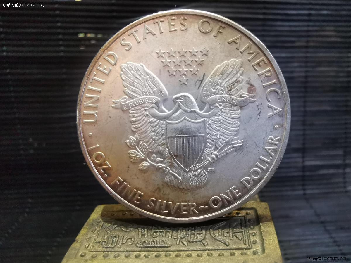 钱币天堂·交易区详情·2008年美国女神像一盎司银币