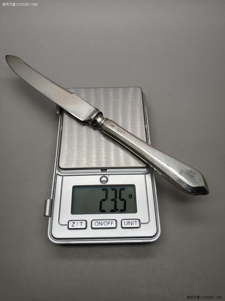 钱币天堂·交易区详情·【包真包老】古董纯银柄多用途花式工艺开信刀