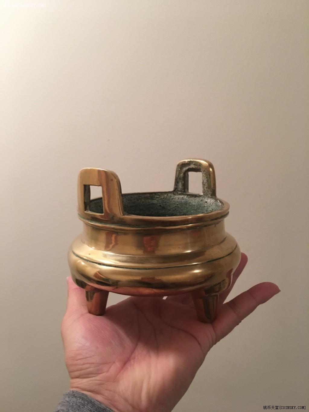 钱币天堂·交易区详情· 晚清时期铜三足冲天炉