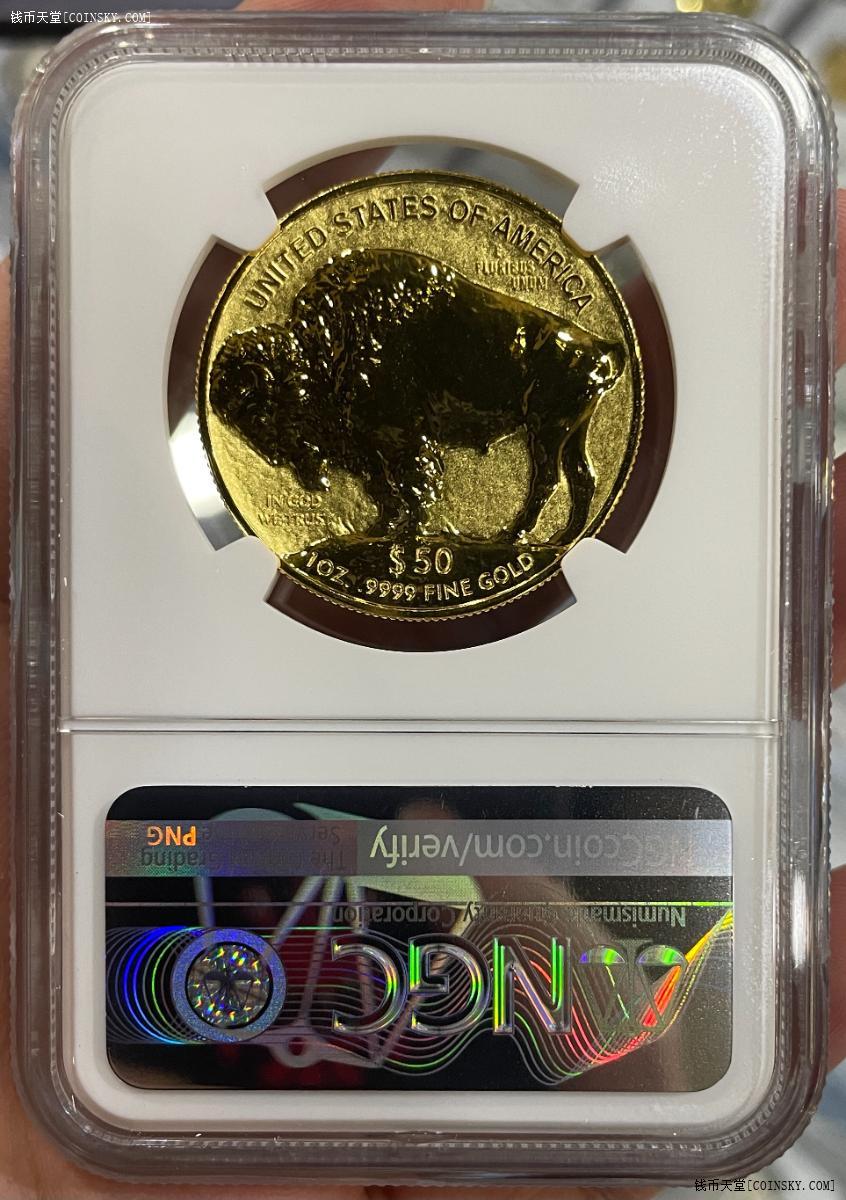 ngc-pf70uc美国印第安人水牛2013年高浮雕1盎司大金币