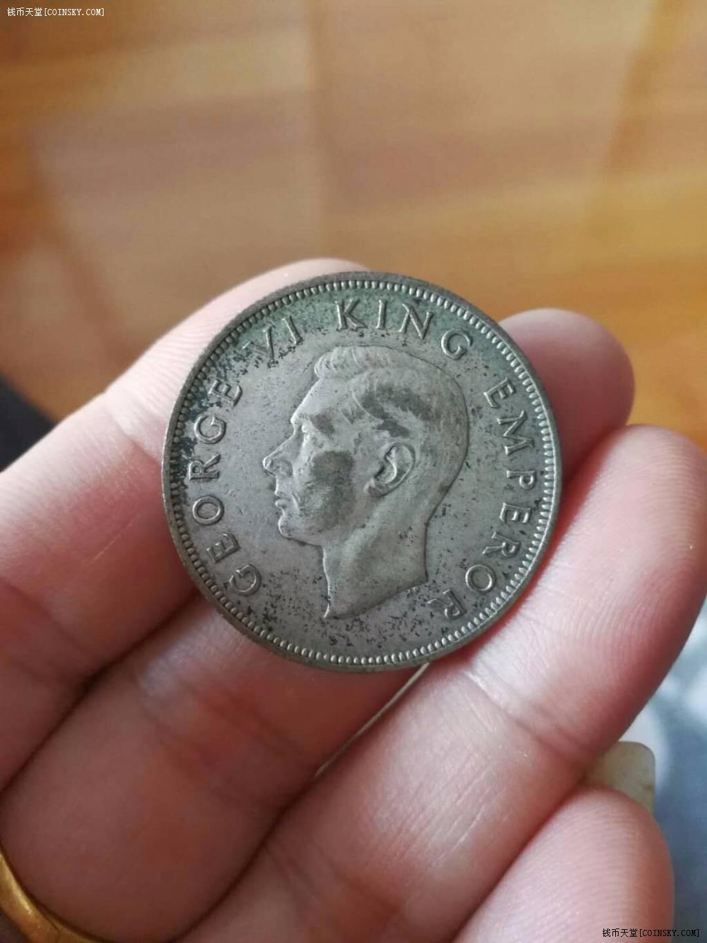 钱币天堂·交易区详情·乔治六世银币二枚