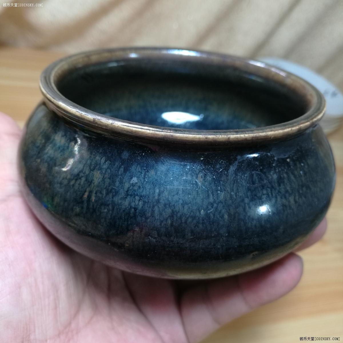 钱币天堂·交易区详情·黑釉三脚香炉
